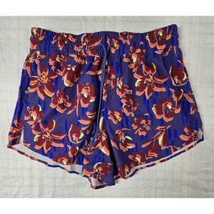 Athleta Womens Crossroads Shorts Multicolor Floral Print Pockets S NWT